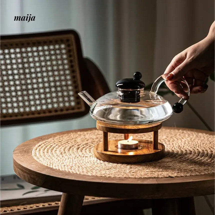 Wooden Candle Heating Stove from Zodian