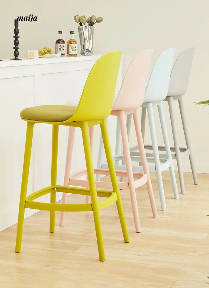 Colourful Plastic Bar Stool