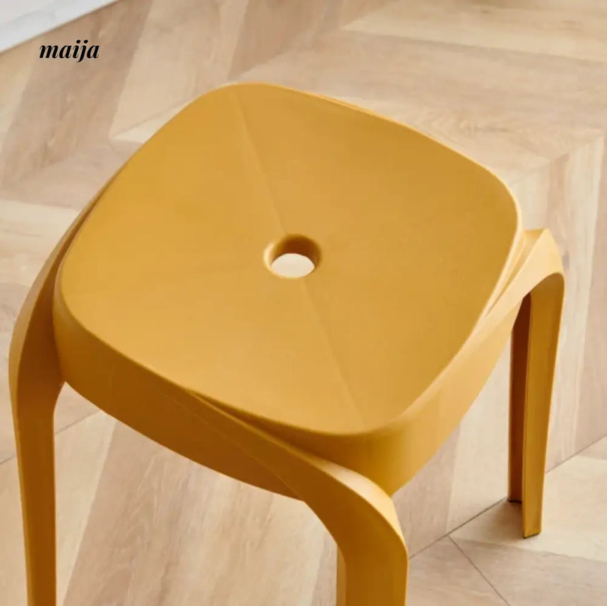 (Set of 2) Kramer Plastic Dining Stool
