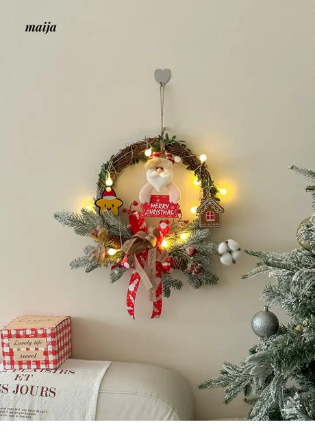 MELONGIRL Christmas Wreath Door Hanging from MELONGIRL