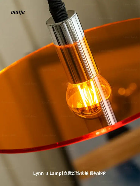 LYNN Orange Sunset Pendant Lamp from Lynn's Lamp