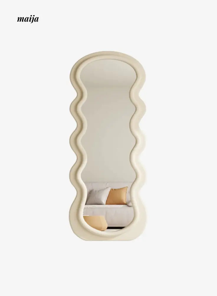 Wide Frame Wavy Mirror from Yueyang