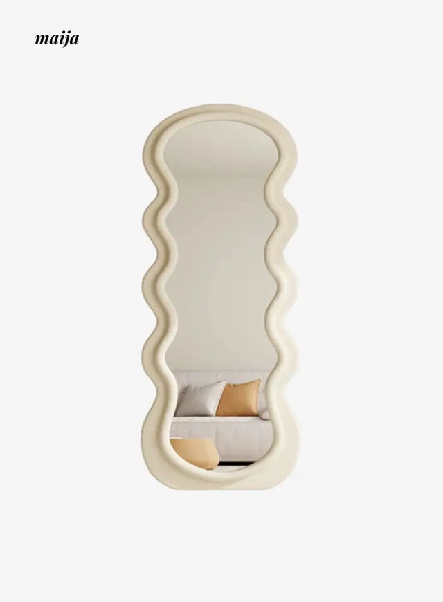 Wide Frame Wavy Mirror from Yueyang