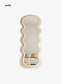 Wide Frame Wavy Mirror from Yueyang