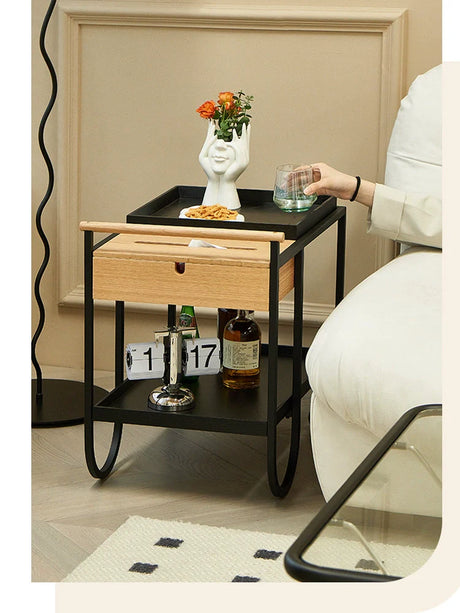 LAZYSPACE Mason Coffee Table Cart from LAZYSPACE