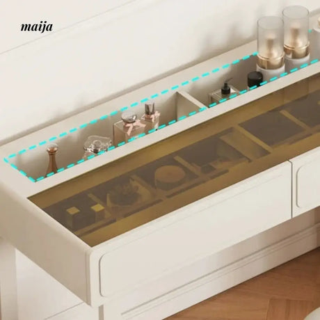 Mercado Tinted Glass Dressing Table from MODENG