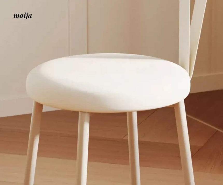 Bow Cream Dressing Chair from Kaiyashi