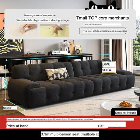 DIPU Leona Warm Cream Sponge Sofa from DIPU