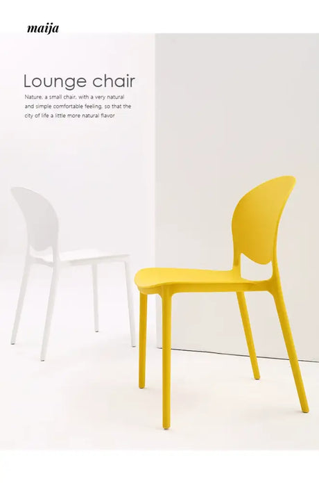 (Set of 2) Gil Plastic Dining Chair from maija