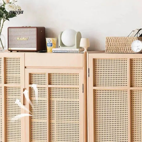 Wilkerson Rattan Shoe Cabinet from maija