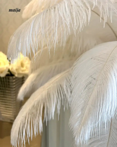 LIVETAI Light Feather Floor Lamp from maija