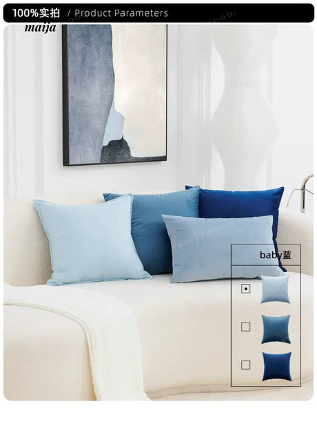 MISTYWOOD Blue Swan Pillow for Bedroom from MISTYWOOD