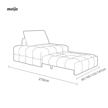 Angelica Square Sofa Bed from maija