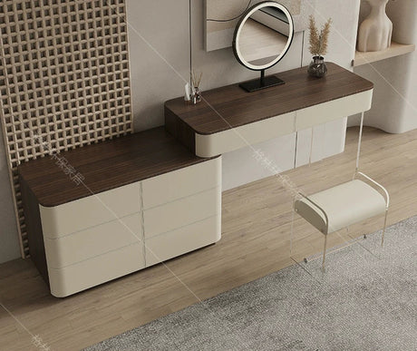 GEPH Stella Cream Acrylic Storage Dressing Table from GEPH