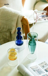Femme Double Wall Stained Glass Vase from maija