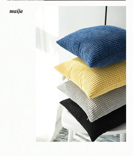 MISTYWOOD Scandinavian Cotton Yellow Pillowcase from MISTYWOOD