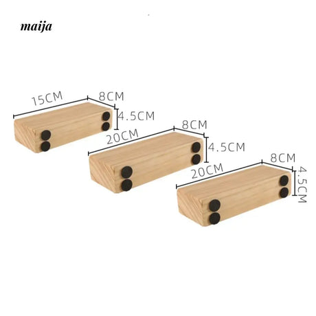 Beechwood Natural Wood Monitor Stand from maija