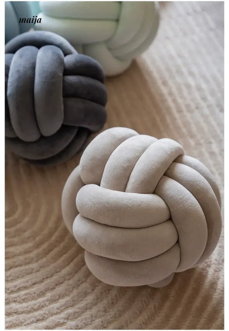 MISTYWOOD Creative Knot Rope Sofa Pillow from MISTYWOOD