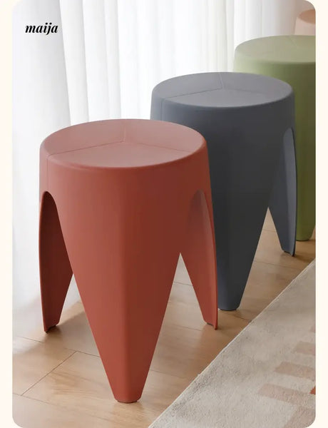 PUMPKIN BOX Stackable Nordic Minimalist Shoe Stool from PUMPKIN BOX