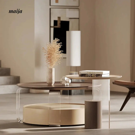 TIDELEADER Spoleto Acrylic Coffee Table from KENZAKI