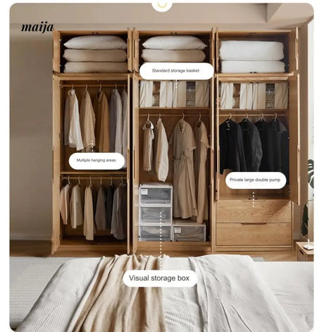 GENJI Donna Solid Wood Wardrobe from GENJI