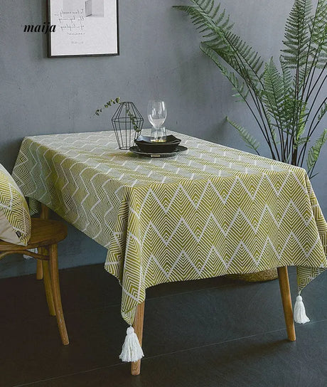 Chevron Vintage Tablecloth from maija