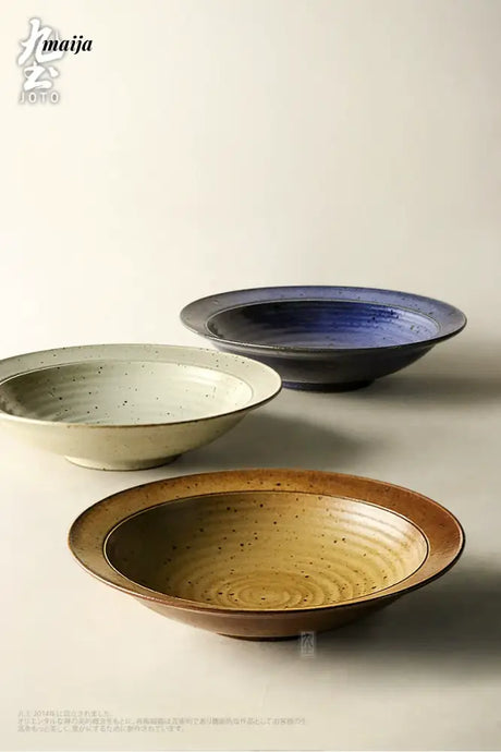 JOTO Coarse Pottery Kiln Change Large Soup Bowl from JOTO