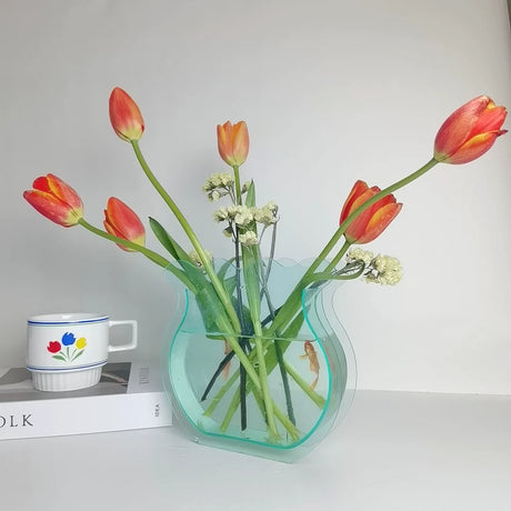 NICEMOON Theo Transparent Acrylic Hydroponic Vase from NICEMOON