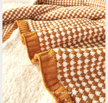 MISTYWOOD Orange Fleece Scandinavian Duvet from MISTYWOOD