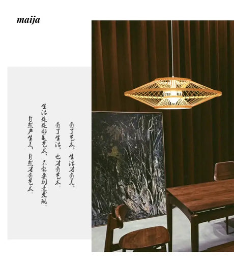 RUIXING Chloe Bamboo Ceiling Lamp from RUIXING