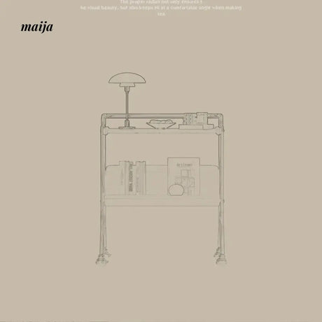 TIDELEADER Sweet Magnolia Dining Cart from TIDELEADER
