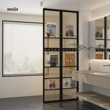 HARUNO Phoebe Rattan Partition Wall from HARUNO