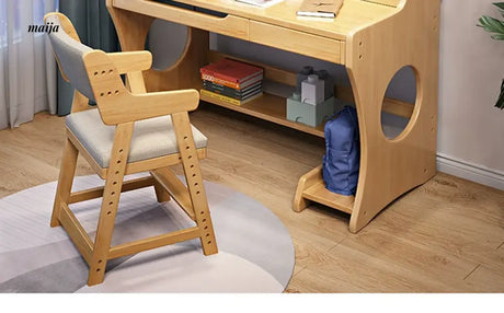 Jasper Full Wooden Study Desk Set from maija