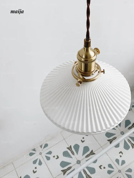 LYNN Scandinavian Fresh Ceramic Chandelier from Lynn's Lamp