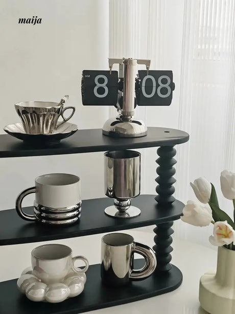 LIVETAI Retro Wood Cup Storage Desktop Rack from maija