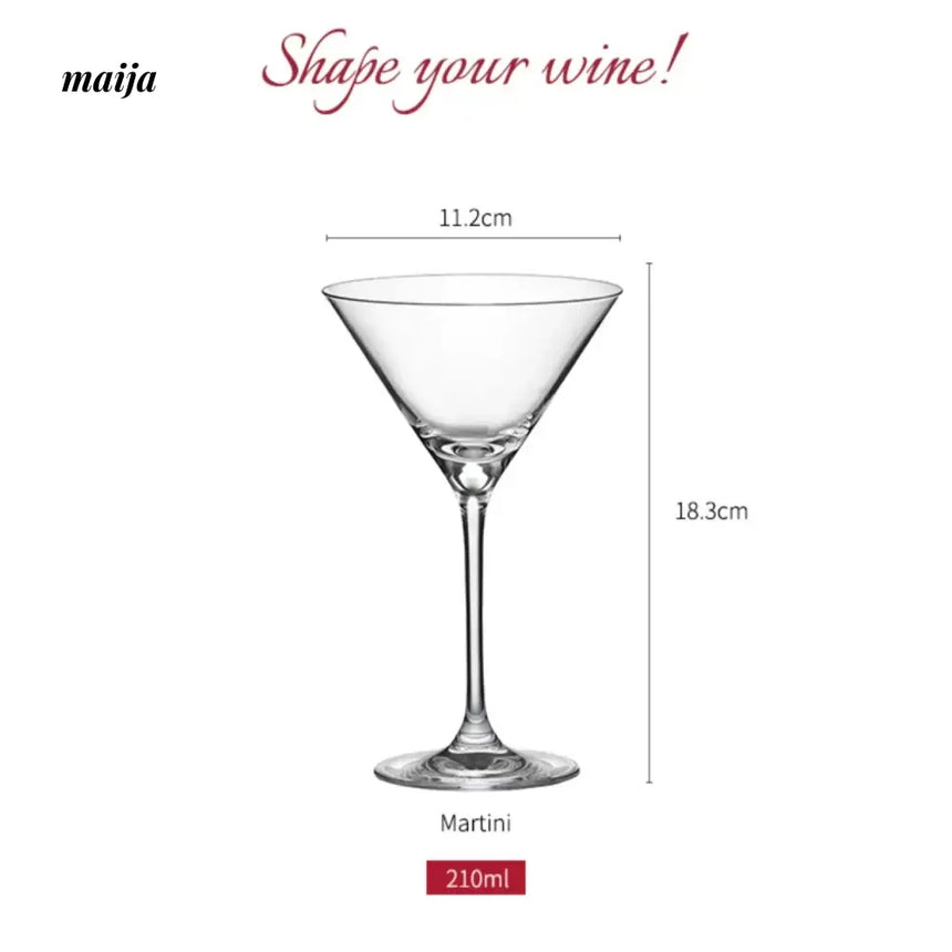 RONA Imported Crystal Martini Glass Hotel Barware from HOBBYTREE