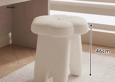 White Flower Dressing Stool from Kaiyashi