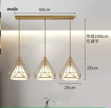 GVG Diamond Cage Ceiling Pendant Lamp from GVG