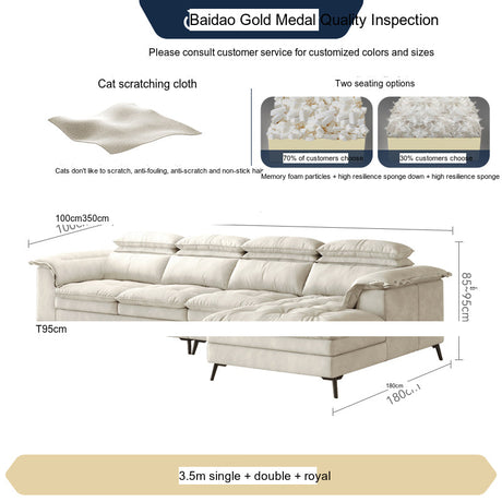 FASATI Jasper Elegant Down-Filled Minimalist Sofa from FASATI