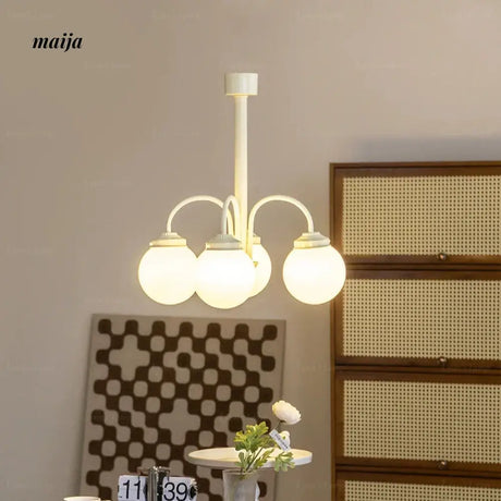 LYNN Glossy Retro Ceiling Lamp from Lynn's Lamp