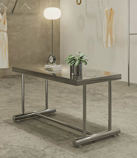 SM Leo Stainless Steel Accessory Display Stand from SM