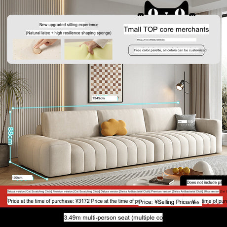 DIPU Landry Scandinavian Cream Modern Sofa from DIPU