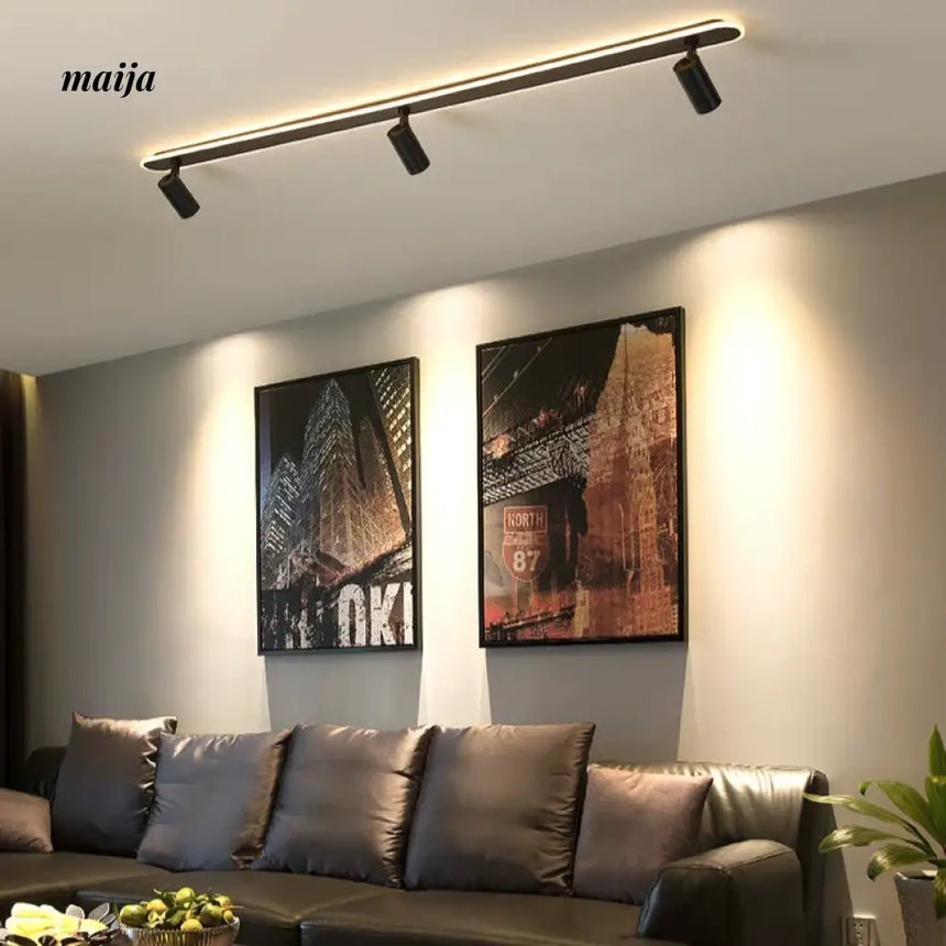 Toulon Long Bar LED Ceiling Light from maija