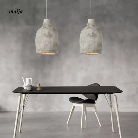 MODENG Microcement Ceiling Pendant Light from MODENG