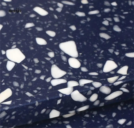 Deep Sea Blue Terrazzo Tray from maija