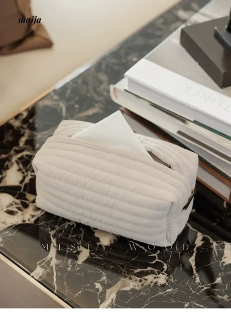 MISTYWOOD Cotton Paper Storage Tissue Box from MISTYWOOD