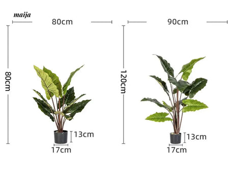 Artificial Rainbow Taro Plant from maija
