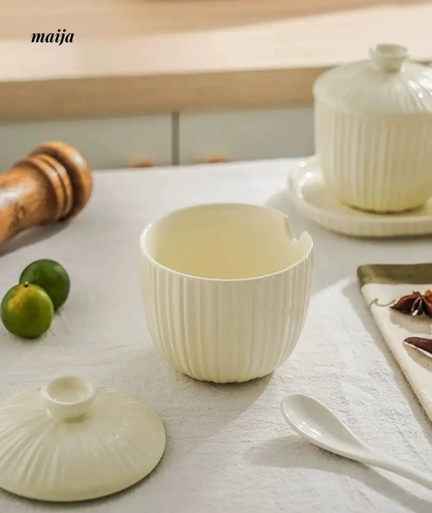 Ceramic Seasoning Jar Set from maija