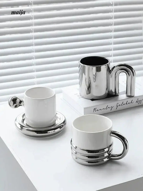 LIVETAI High-Quality Silver Glass Set from LIVETAI