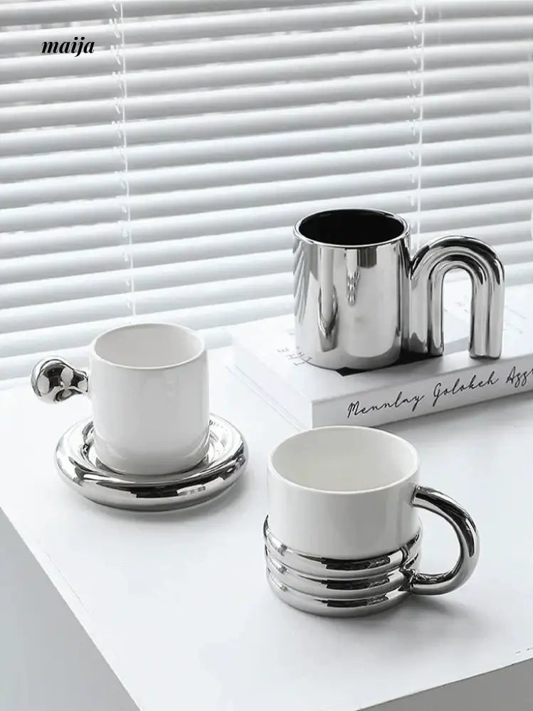 LIVETAI High-Quality Silver Glass Set from LIVETAI